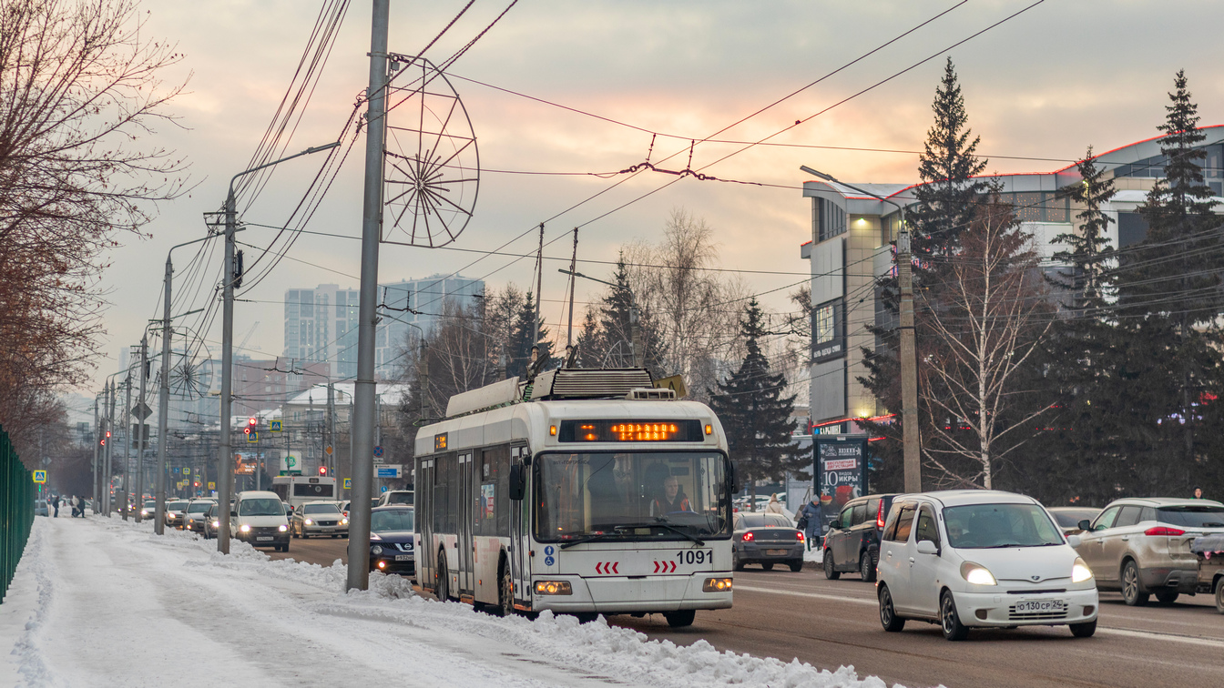 Красноярск, БКМ 321 № 1091