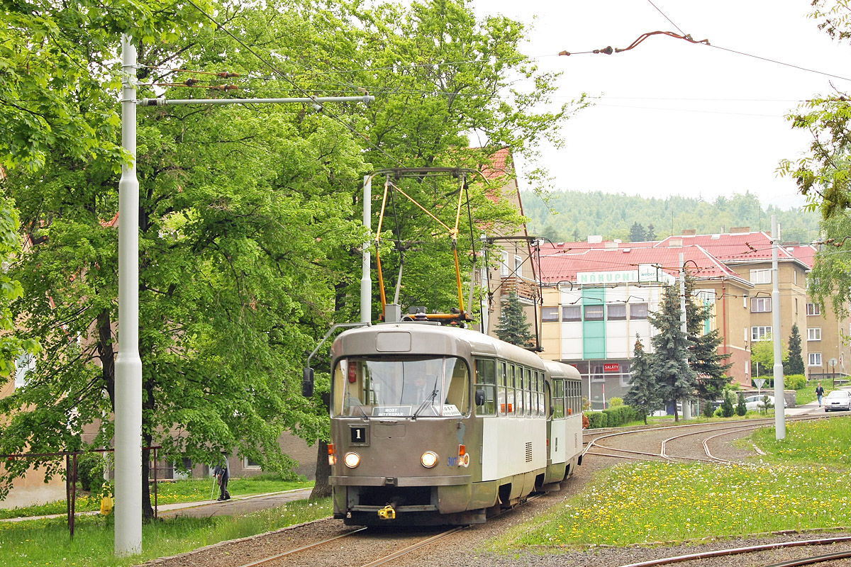 Мост ― Литвинов, Tatra T3M.3 № 307