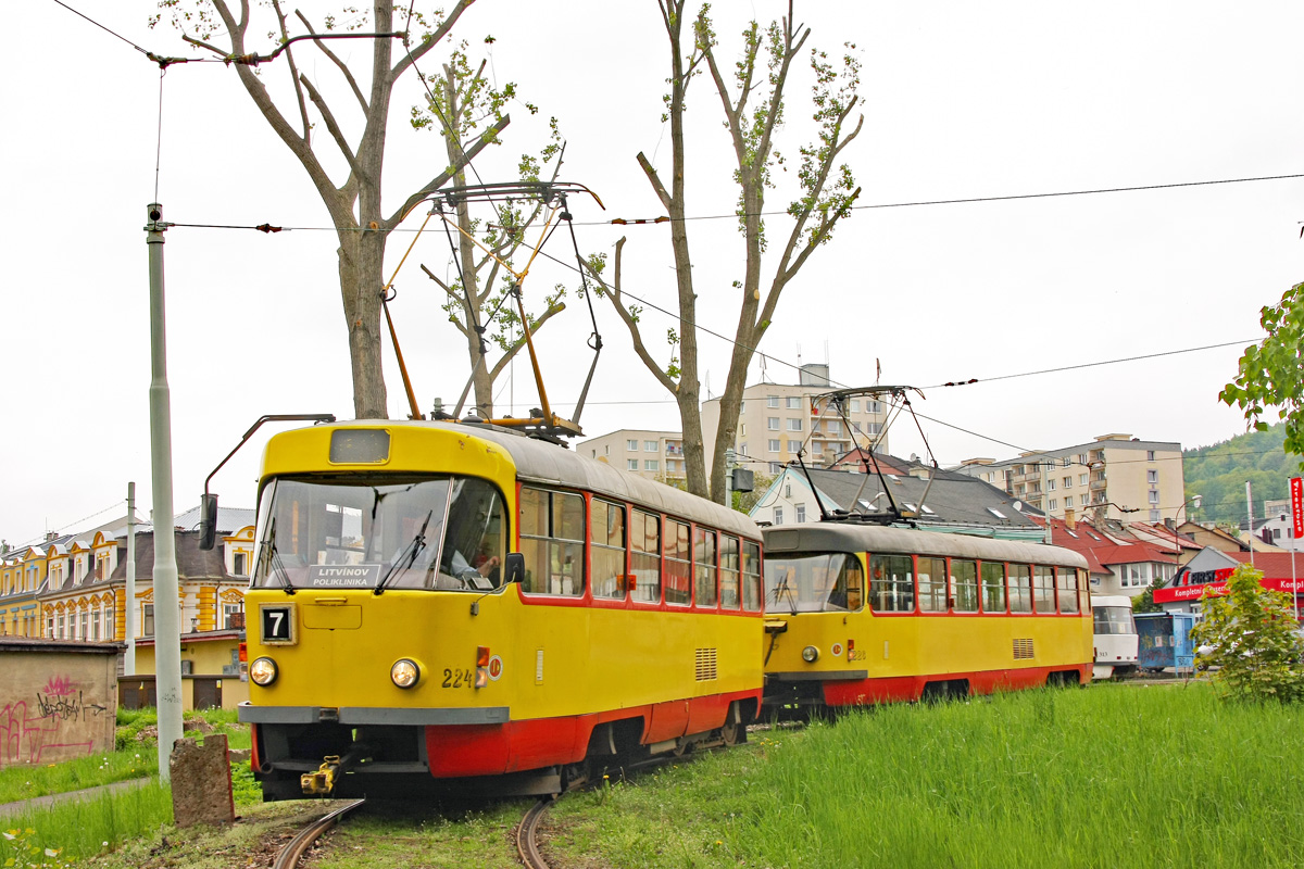 Мост ― Литвинов, Tatra T3SU № 224