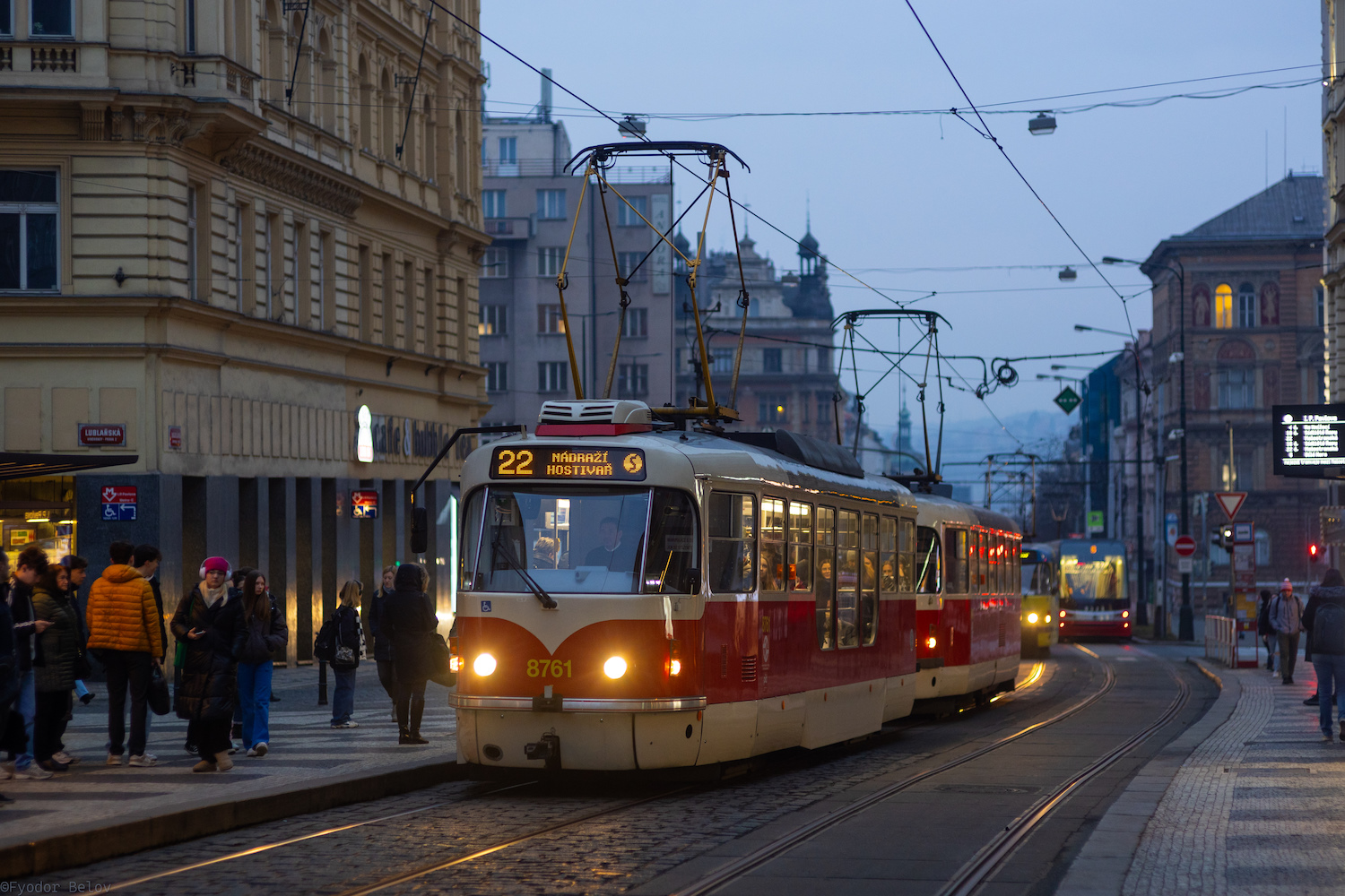 Прага, Tatra T3R.PLF № 8761