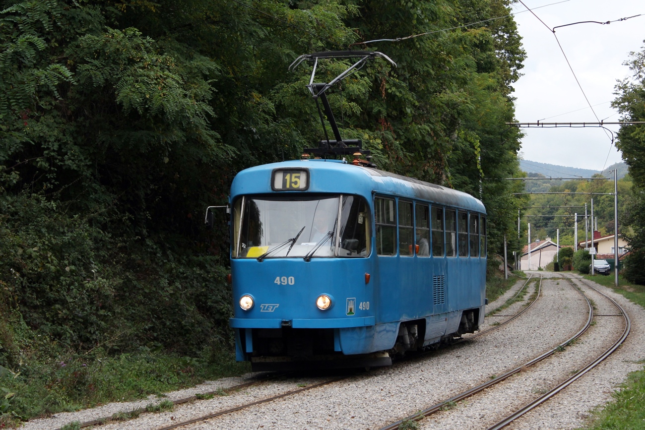 Загреб, Tatra T4YU № 490