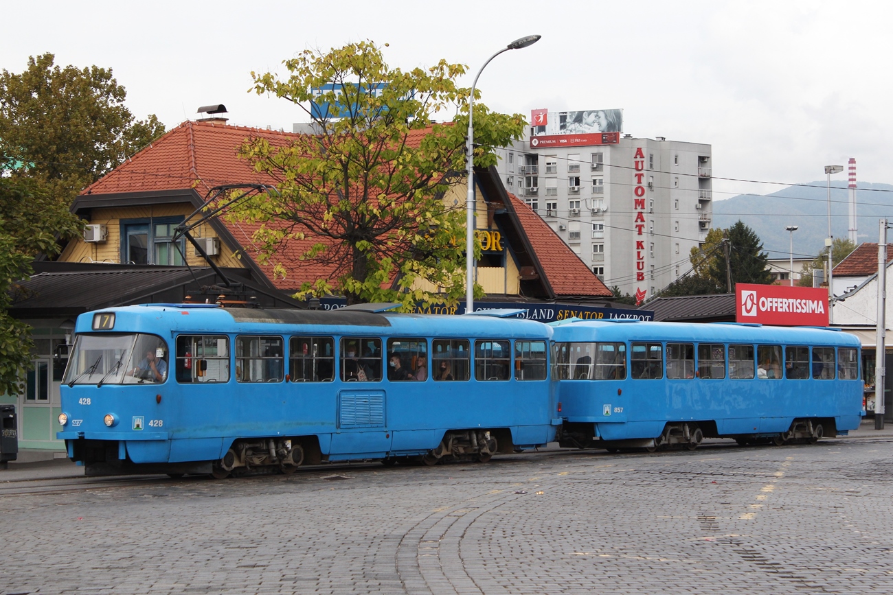 Загреб, Tatra T4YU № 428
