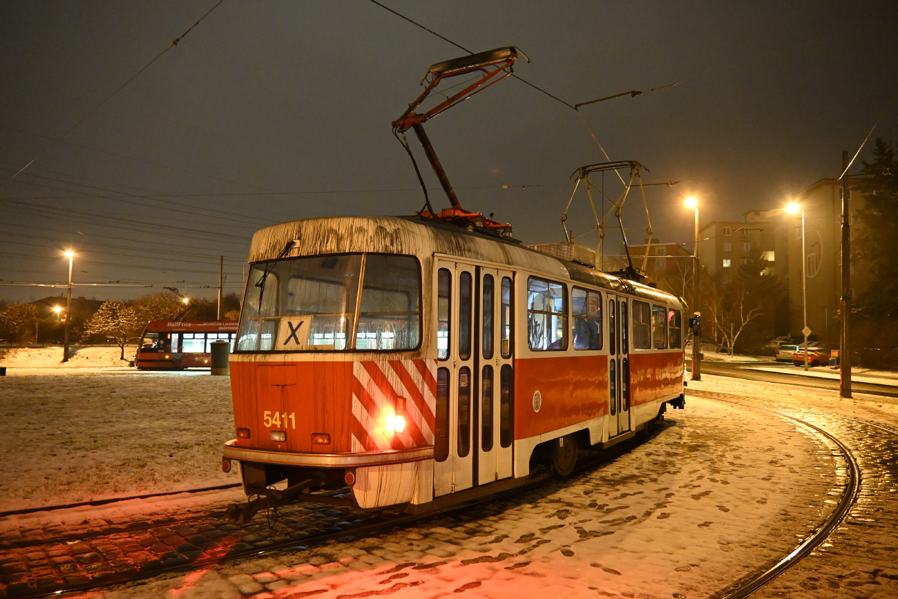 Прага, Tatra T3M № 5411