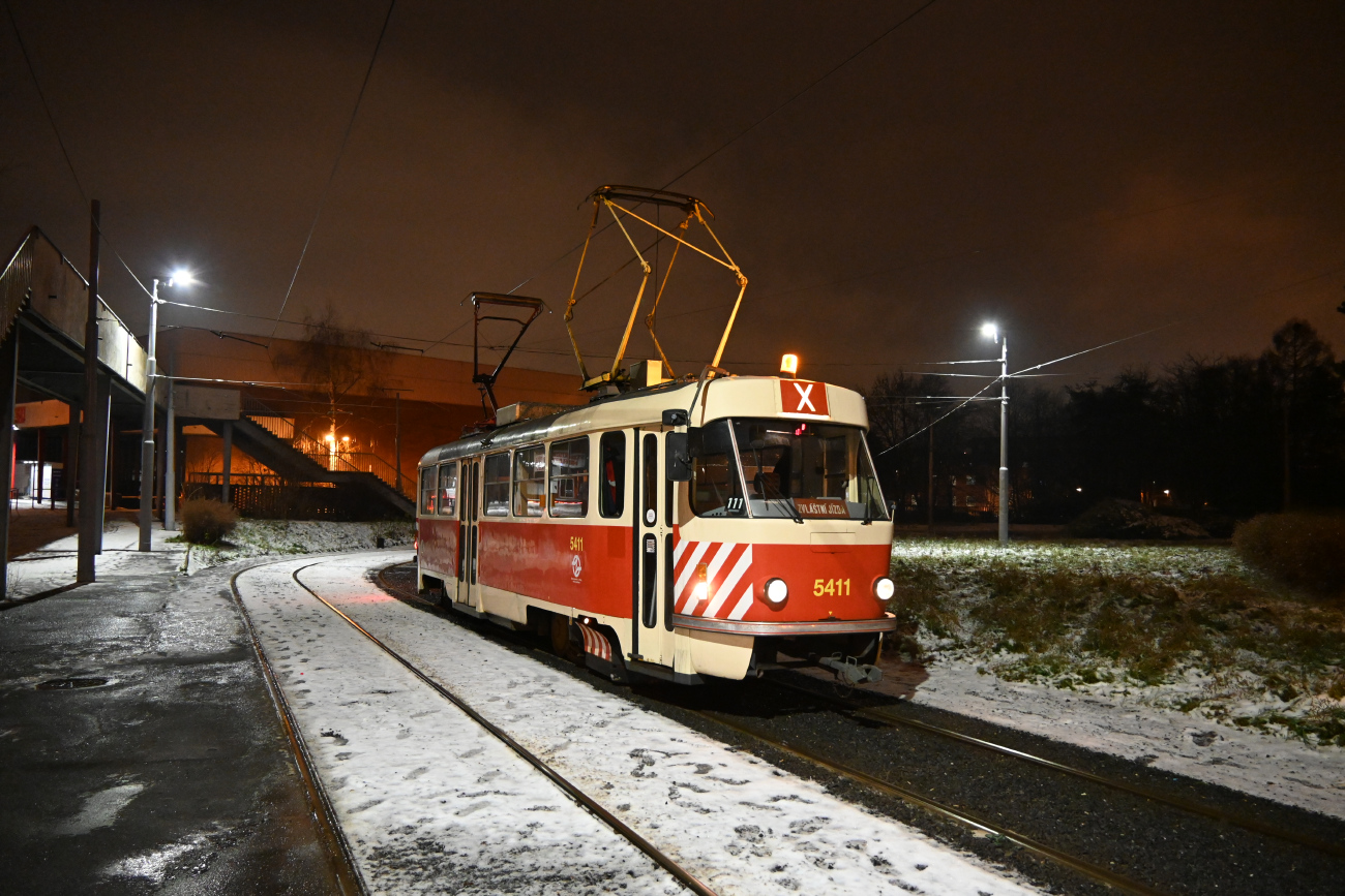 Прага, Tatra T3M № 5411