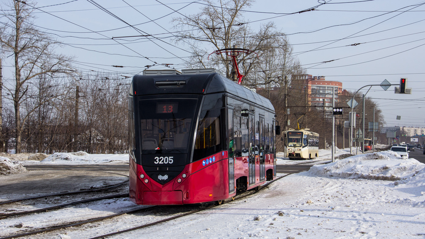 Новосибирск, БКМ Т701 № 3205; Новосибирск, 71-619КТ № 3119