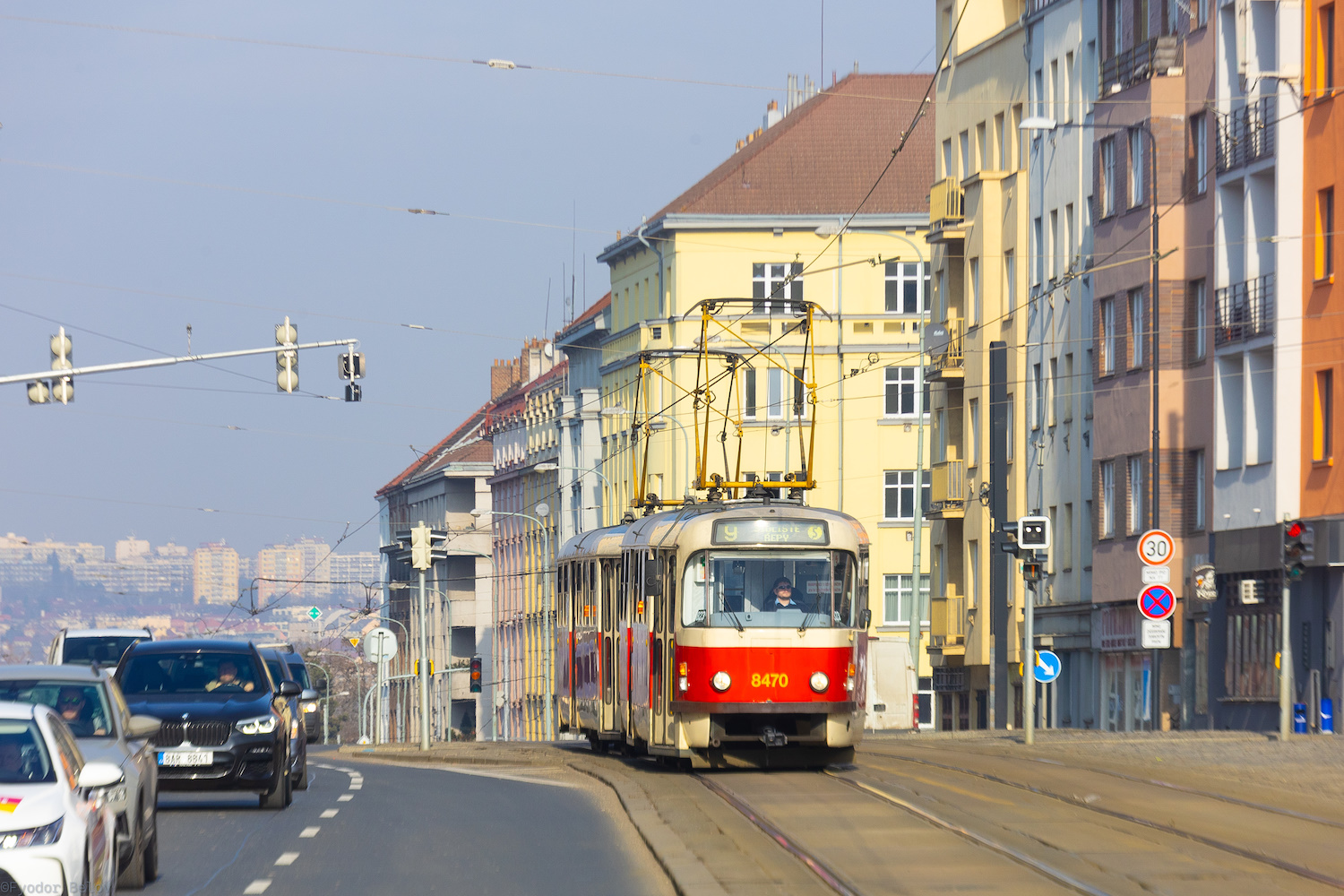 Прага, Tatra T3R.P № 8470