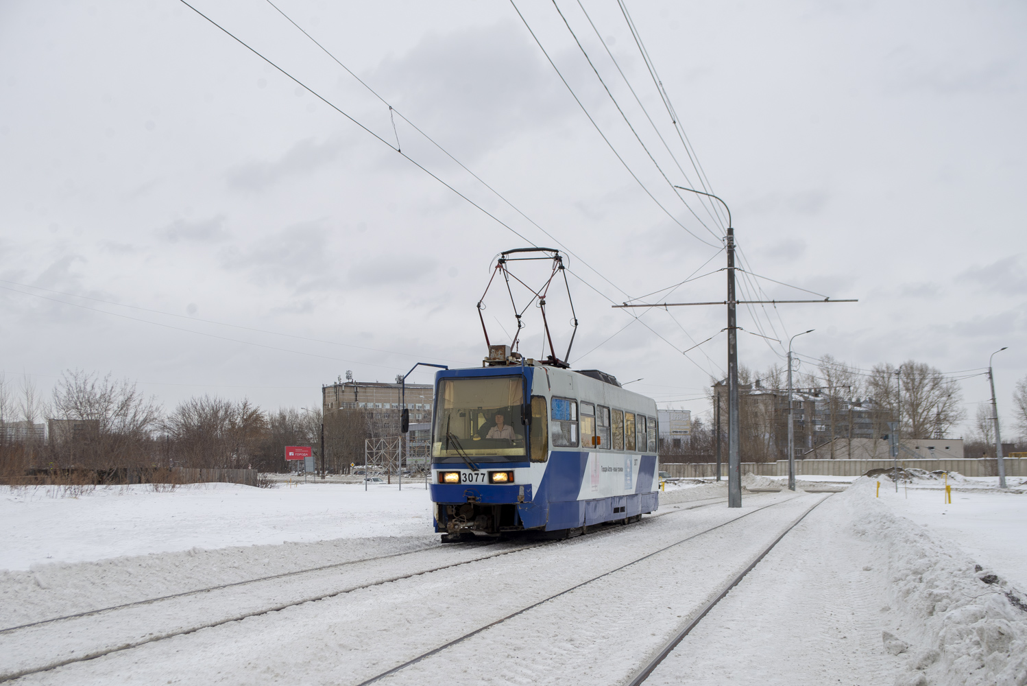 Барнаул, Tatra B3DM КВР Барнаул № 3077