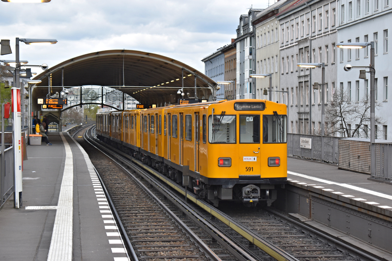 Берлин, BVG A3L92.2 № 591