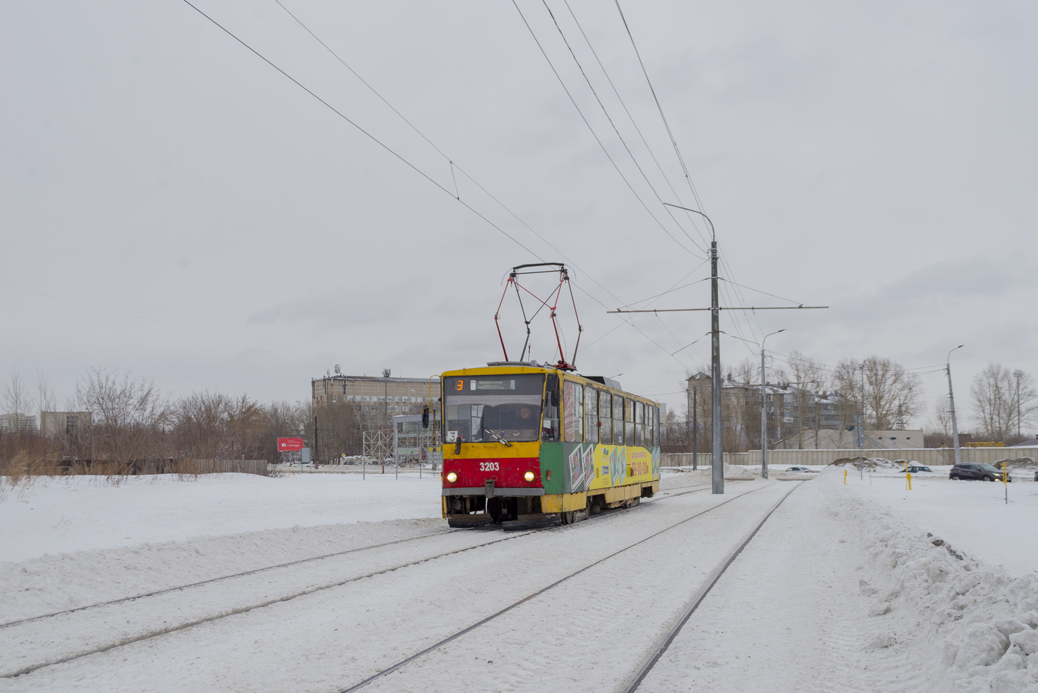 Barnaul, Tatra T6B5SU № 3203