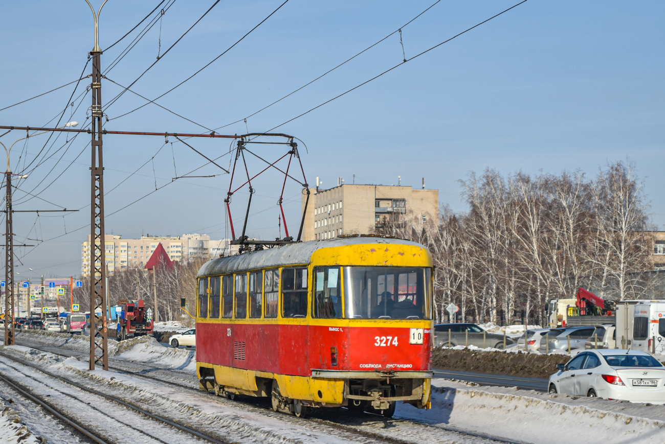 Барнаул, Tatra T3SU № 3274