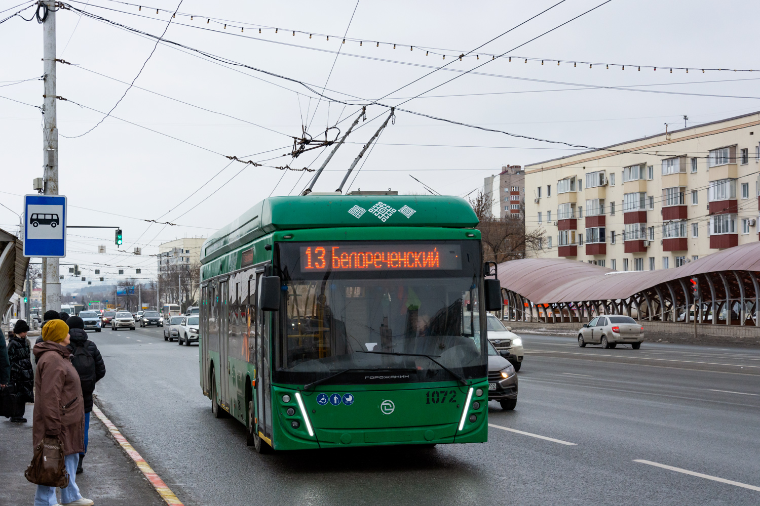 Уфа, УТТЗ-6241.01 «Горожанин» № 1072