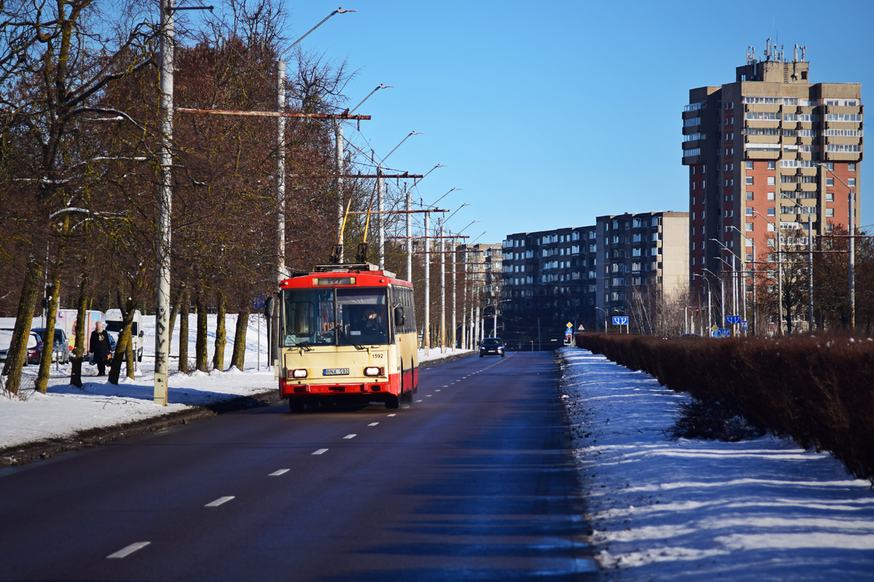 Вильнюс, Škoda 14Tr13/6 № 1592