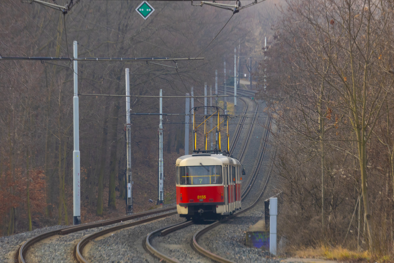 Прага, Tatra T3R.PV № 8155