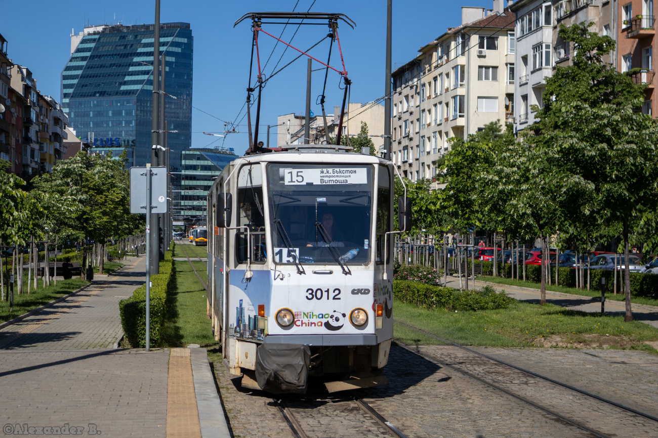 София, Tatra T6A2B № 3012
