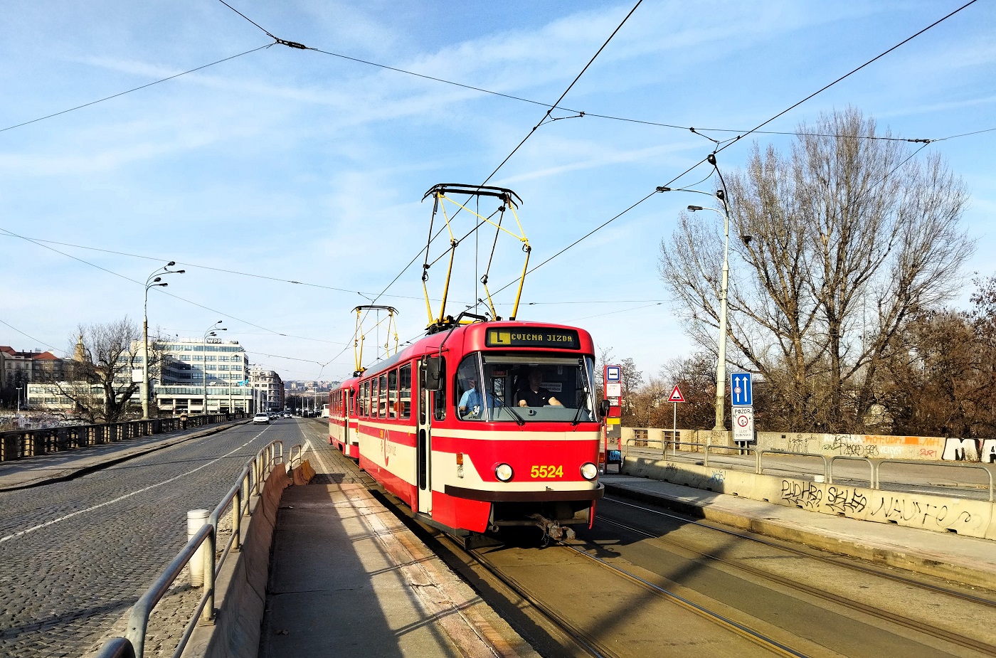 Прага, Tatra T3R.P № 5524