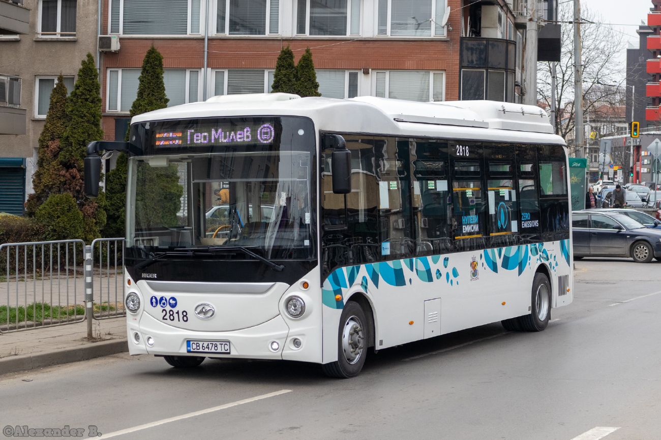 Sofia, Higer KLQ6832GEV Nr 2818