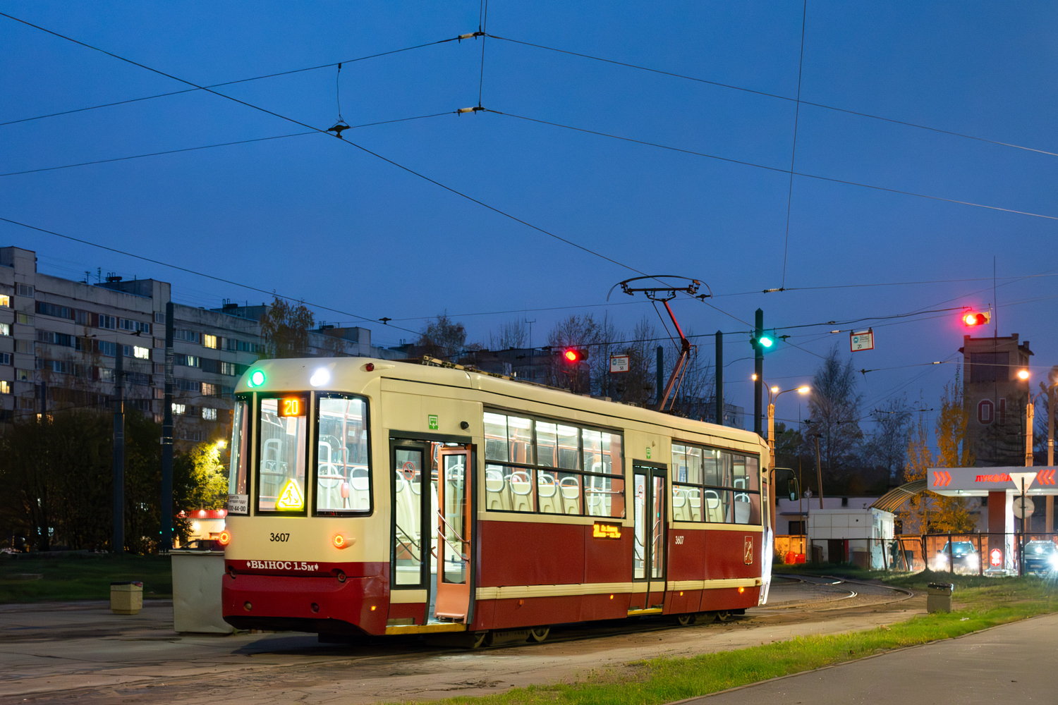 Санкт-Петербург, ЛМ-68М2 (мод. СПб ГЭТ) № 3607