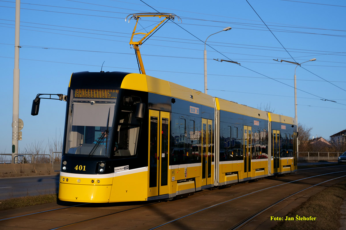 Pilsen, Škoda 40T ForCity Smart Nr. 401