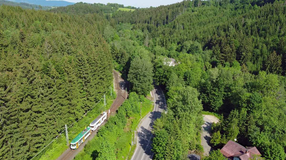 Liberec ― Jablonec nad Nisou — Tram Lines and Infrastructure / Tramvajové tratě a infrastruktura