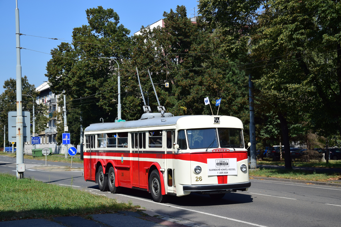 Острава, Tatra T400 № 26; Острава — 7.9.2024 — Парад в честь 130-летия общественного транспорта в Остраве