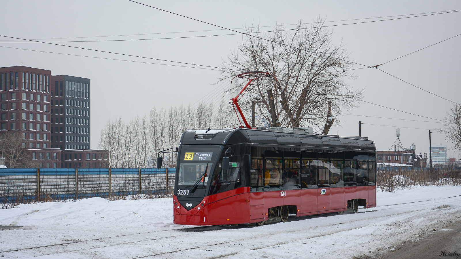 Новосибирск, БКМ Т701 № 3201 Новосибирск, БКМ Т701 № 3201
