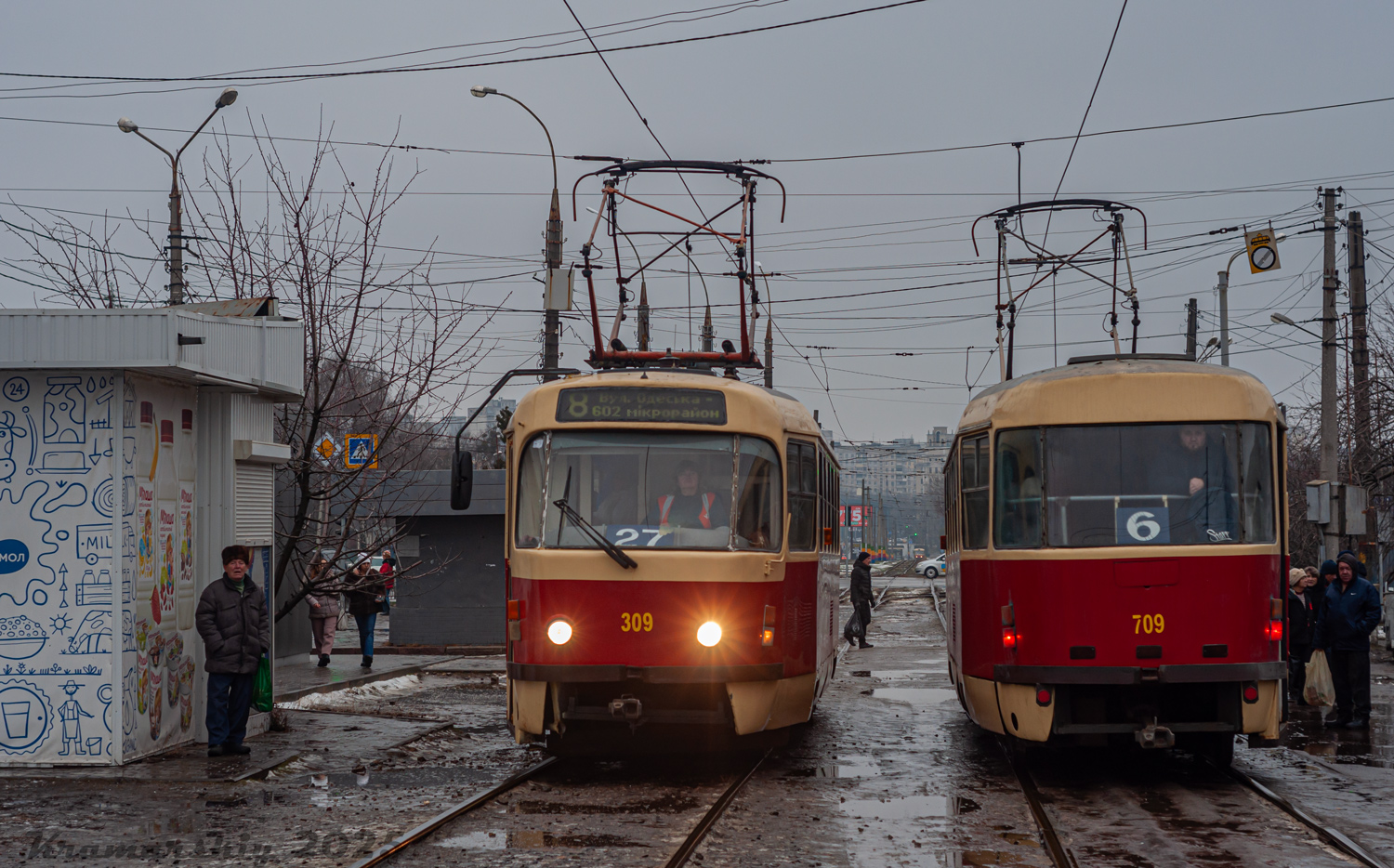 Харьков, Tatra T3SUCS № 309; Харьков, Tatra T3SUCS № 709