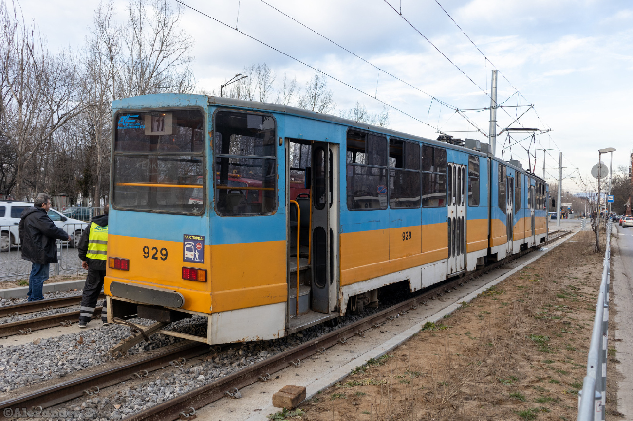 София, Т8М-900 F № 929; София — Происшествия
