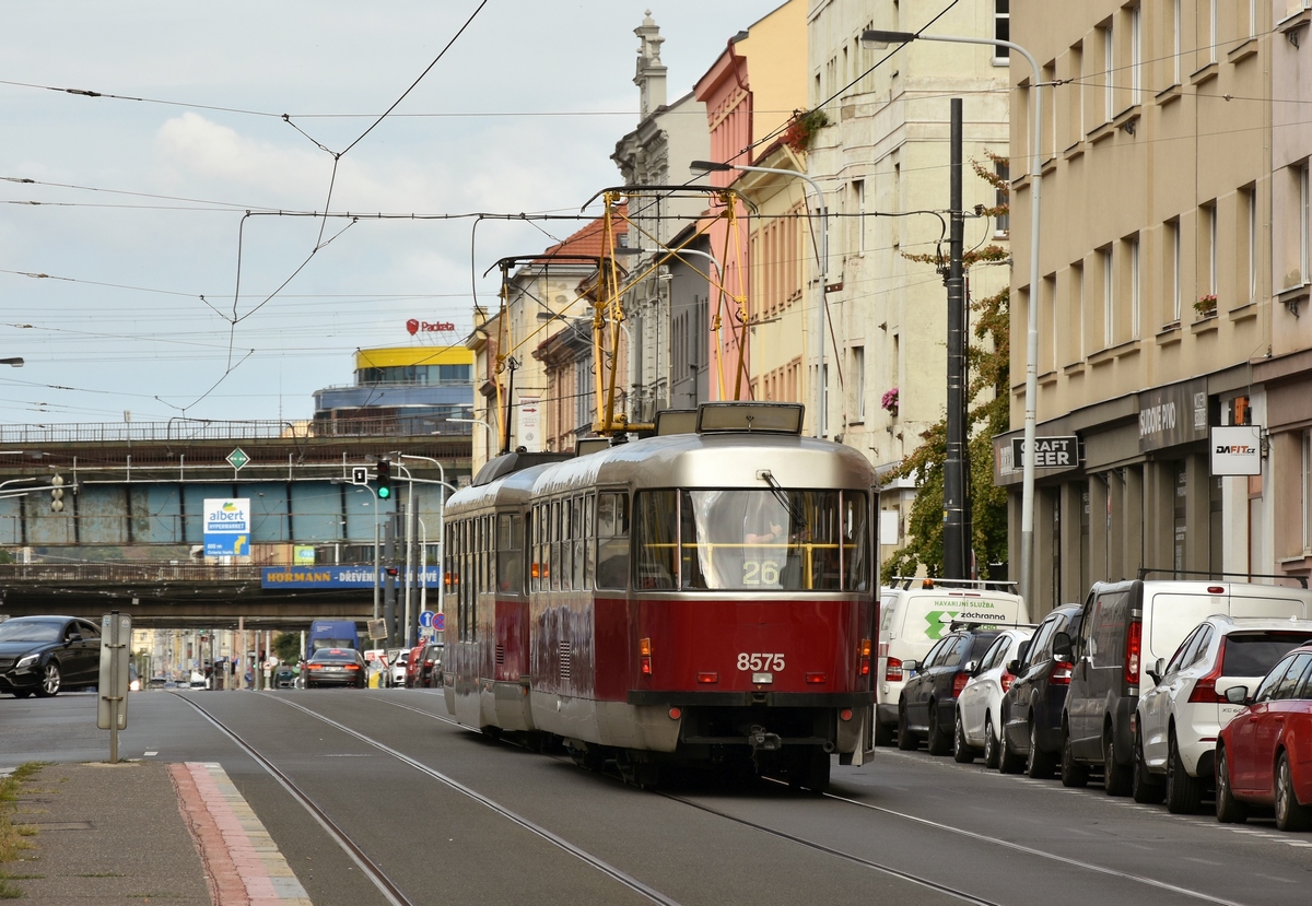 Прага, Tatra T3R.P № 8575