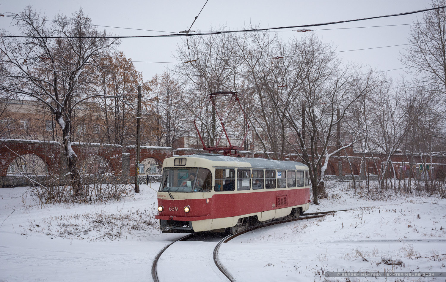 Екатеринбург, Tatra T3SU (двухдверная) № 639