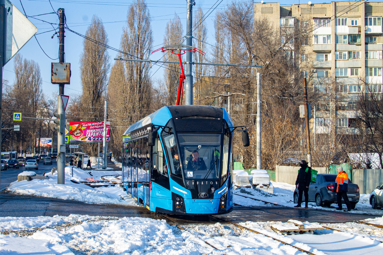 Saratov, 71-911EM “Lvyonok” Nr. 2330; Saratov — Reconstruction of the tram network as part of the implementation of the high—speed tram project — route No. 9