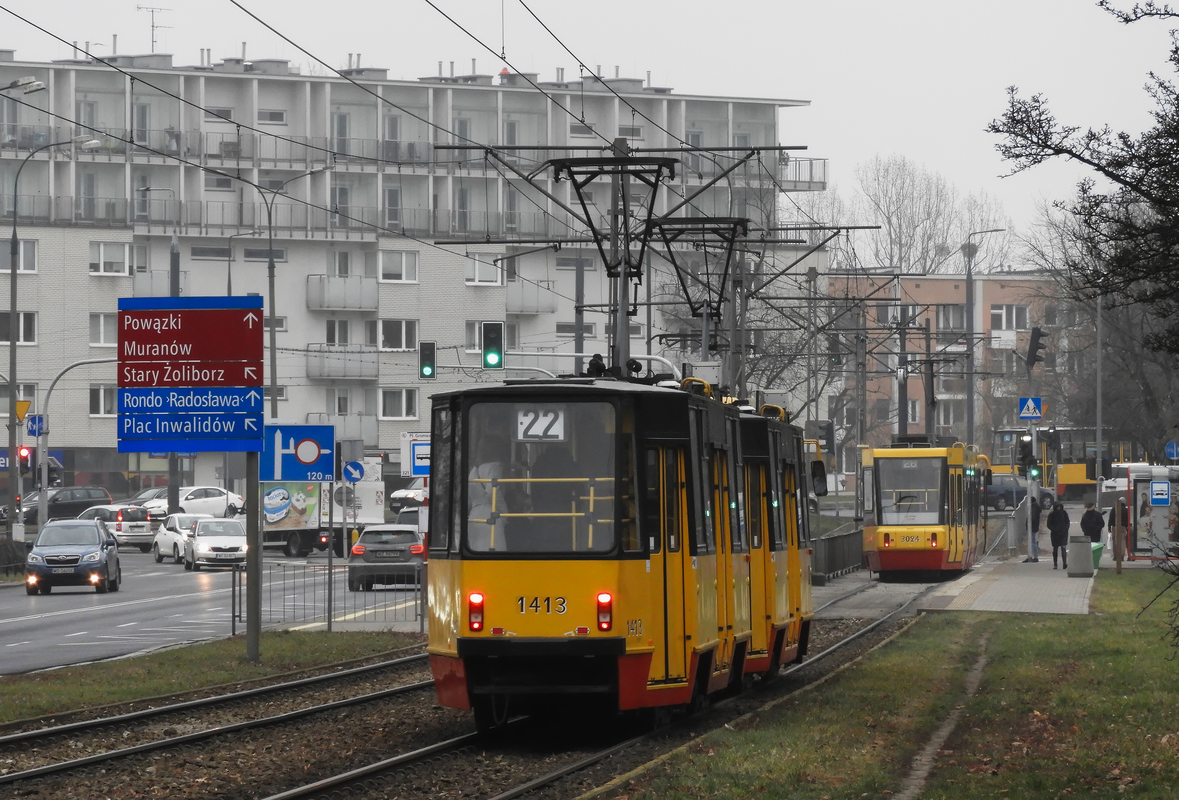 華沙, Konstal 105Nf # 1413