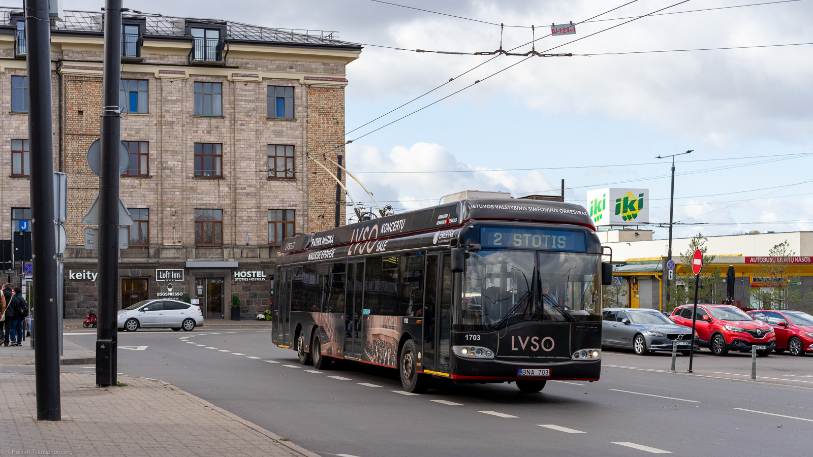 Vilnius, Solaris Trollino II 15 AC — 1703