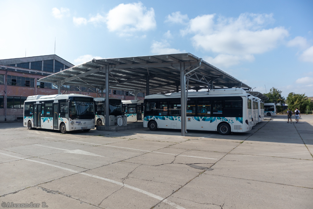 Sofia — Electric bus depot: AP "Malashevtsi"; Sofia — Electric bus transport — Charging stations