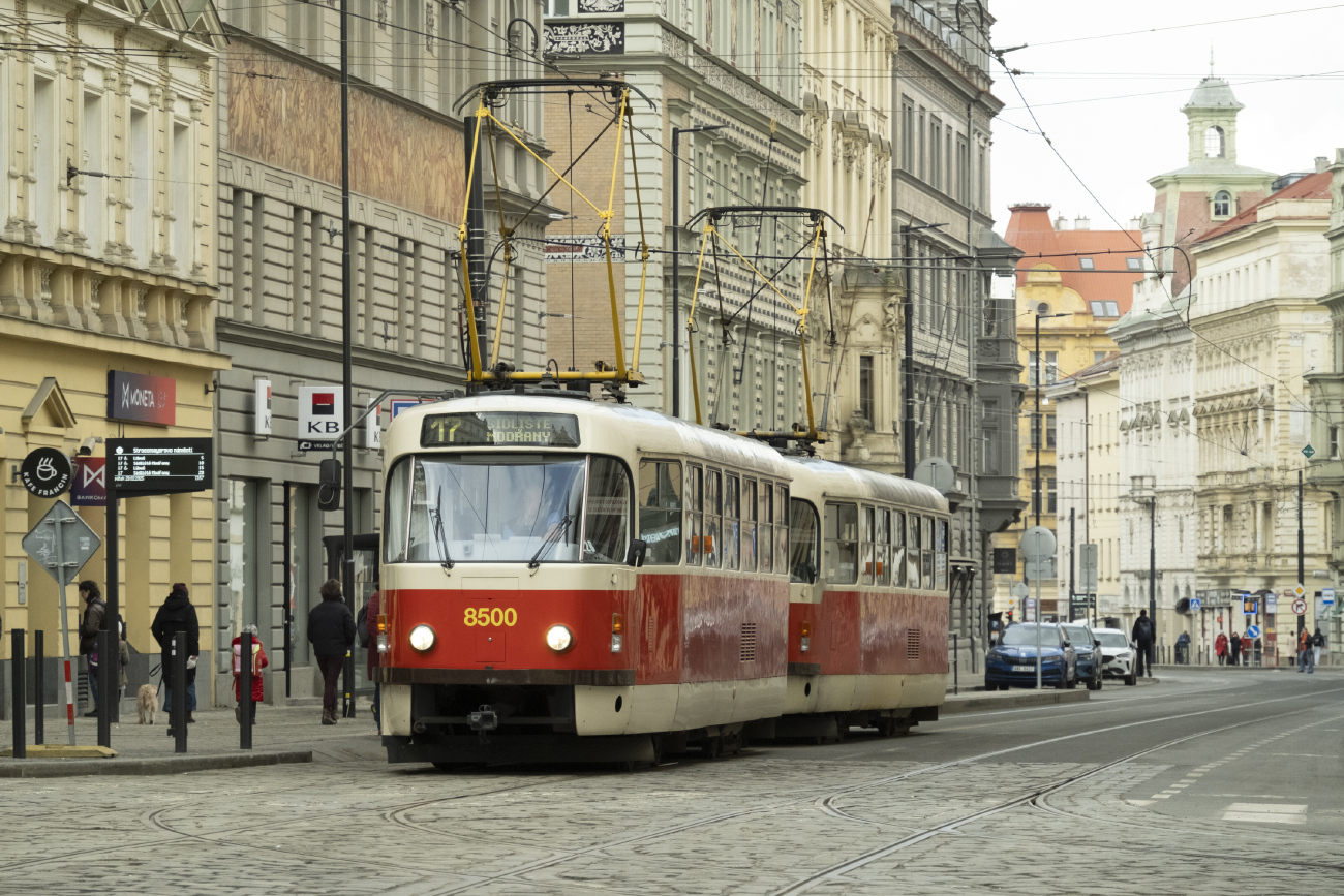 Прага, Tatra T3R.P № 8500