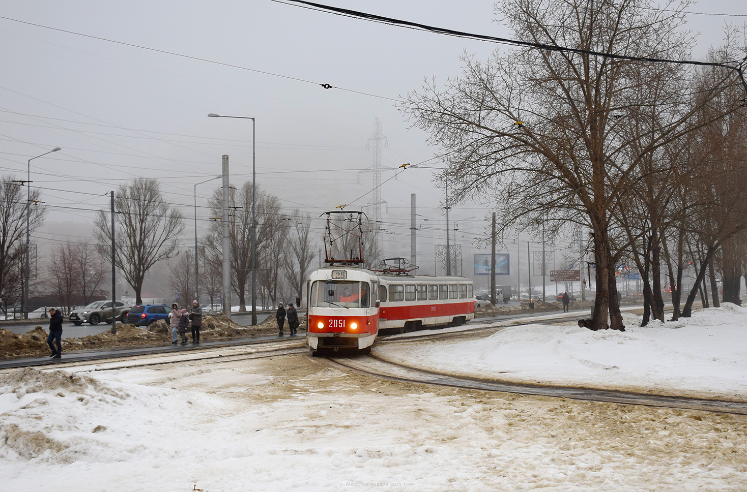 Самара, Tatra T3SU (двухдверная) № 2051