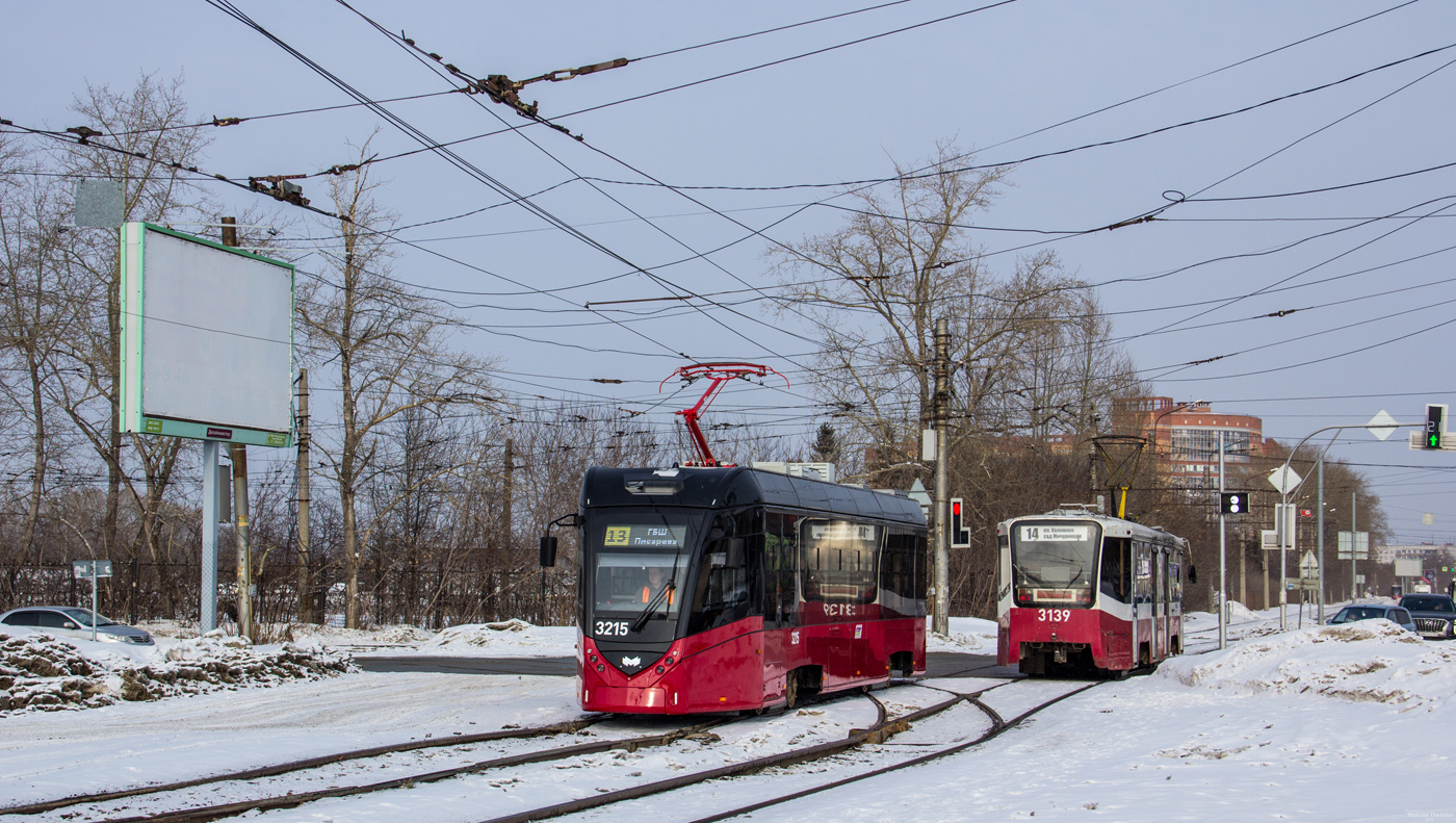 Новосибирск, БКМ Т701 № 3215