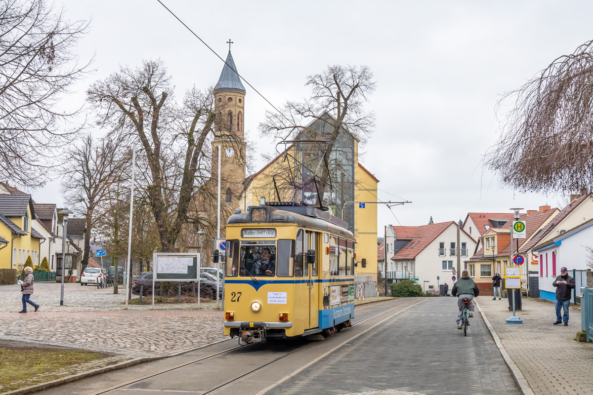 Woltersdorf, Gotha T57 Br. 27; Woltersdorf — Official farewell to the Gotha cars in regular service (01.03.2025)
