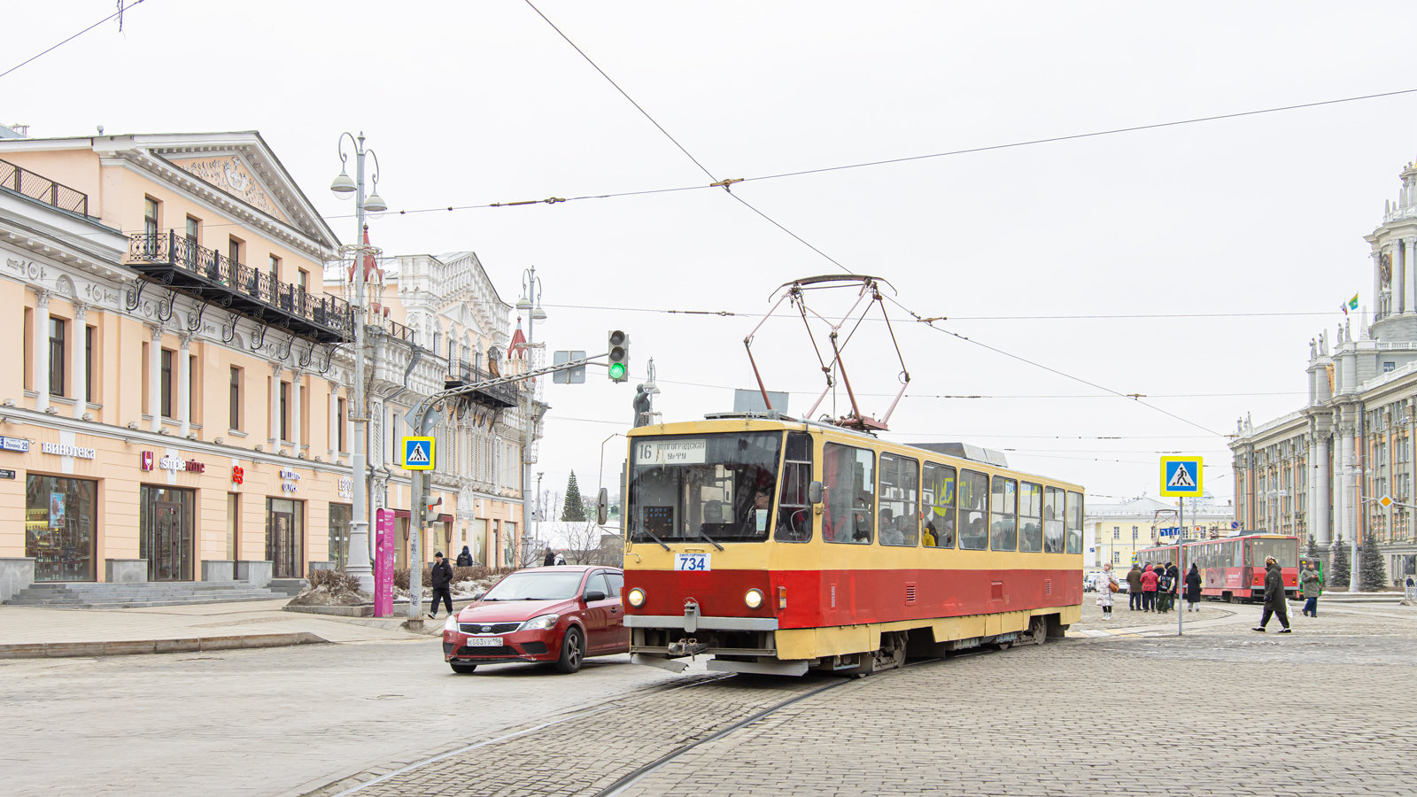 Екатеринбург, Tatra T6B5SU № 734