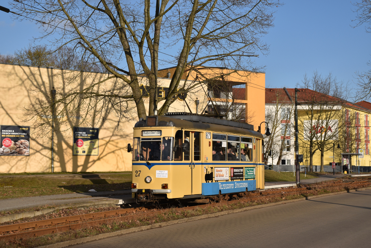 Вольтерсдорф, Gotha T57 № 27; Вольтерсдорф — Официальное прощание с вагонами Гота в регулярной эксплуатации (01.03.2025)