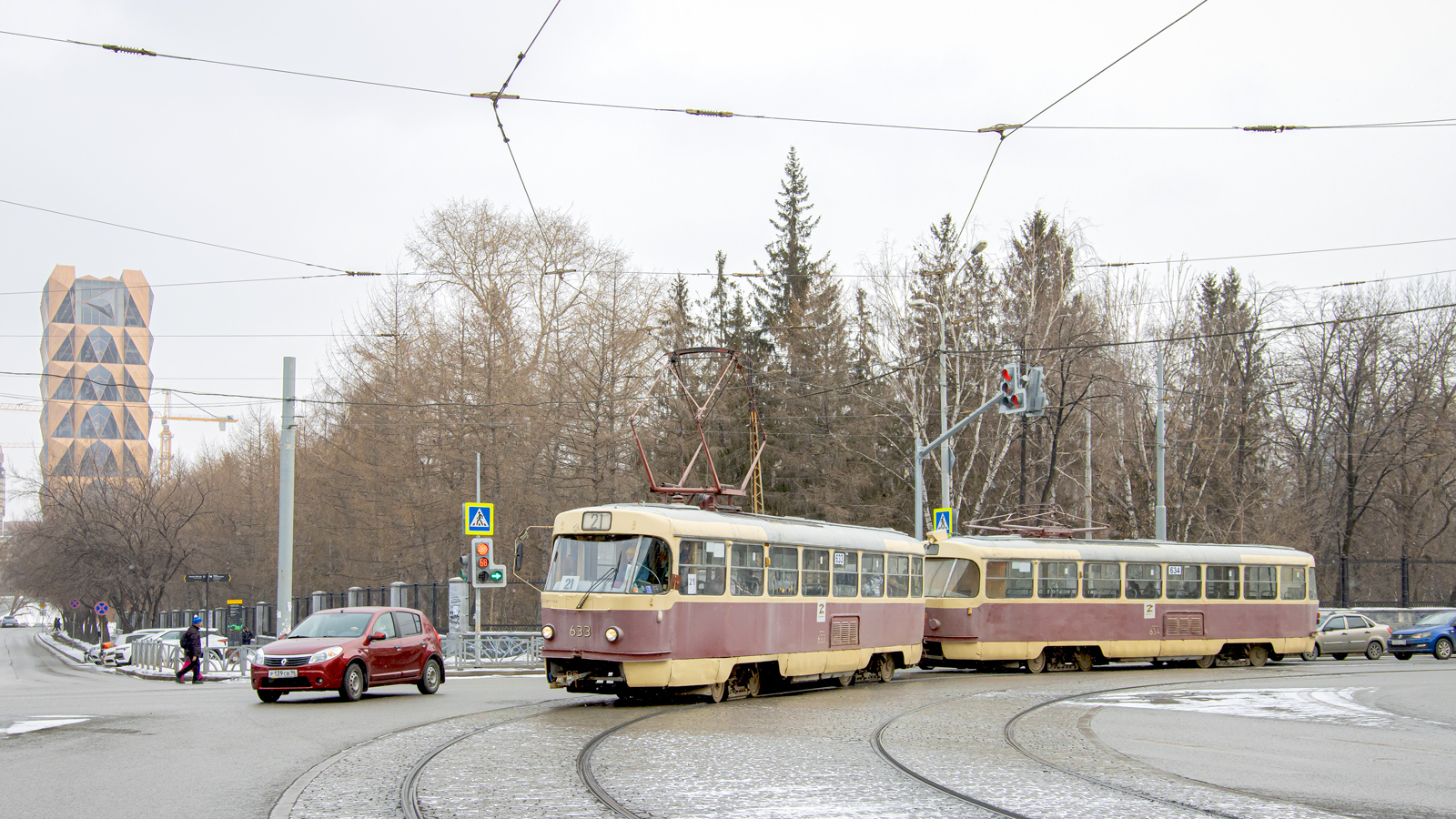 Екатеринбург, Tatra T3SU (двухдверная) № 633