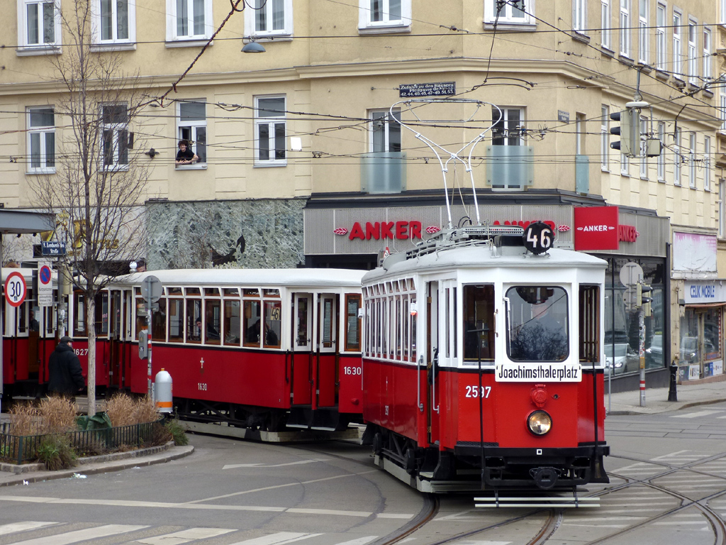 Виена, HW Type L1 № 2597; Виена — 256. поездка VEF — 16.02.2025.