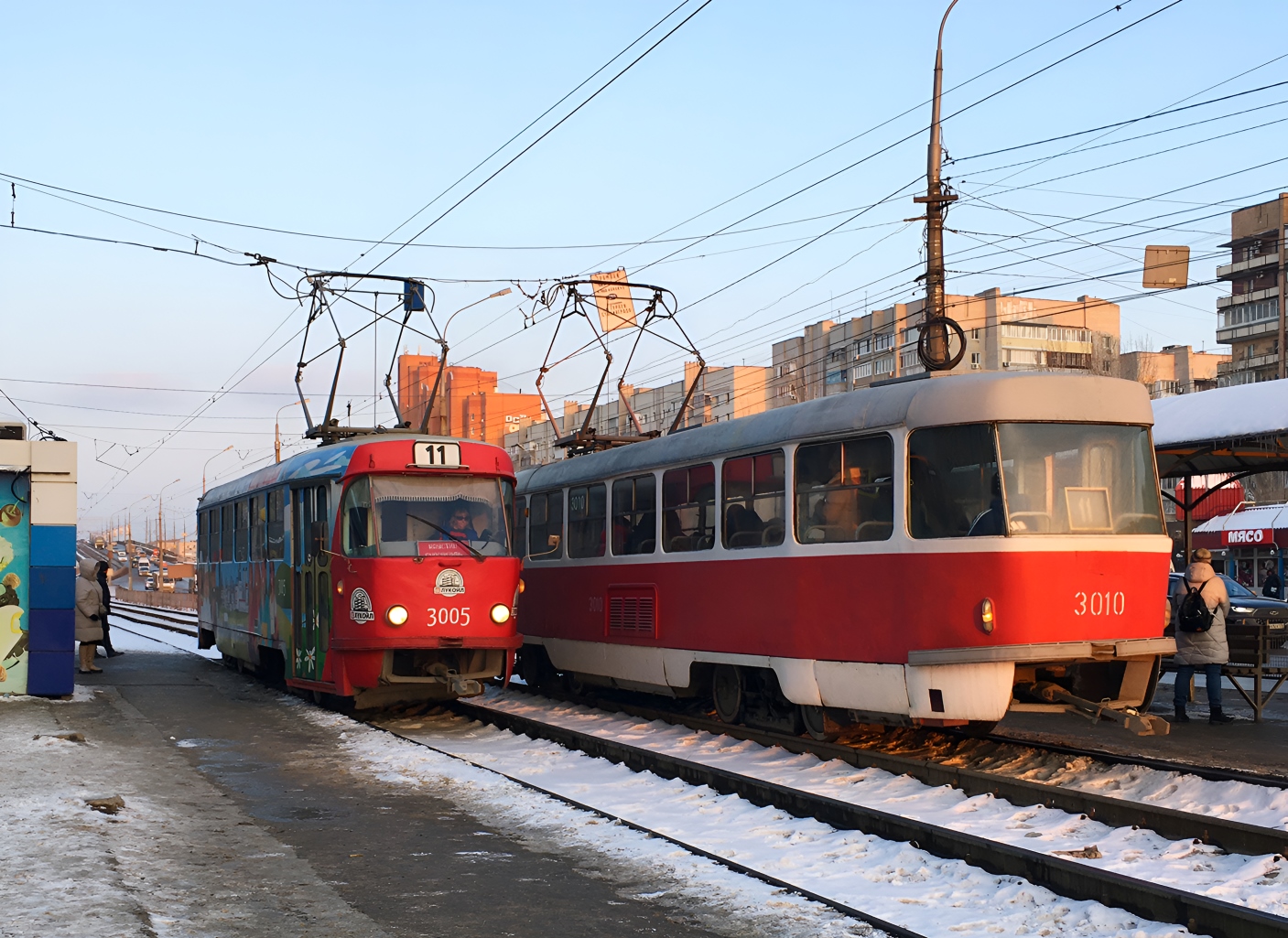 Волгоград, Tatra T3SU (двухдверная) № 3005