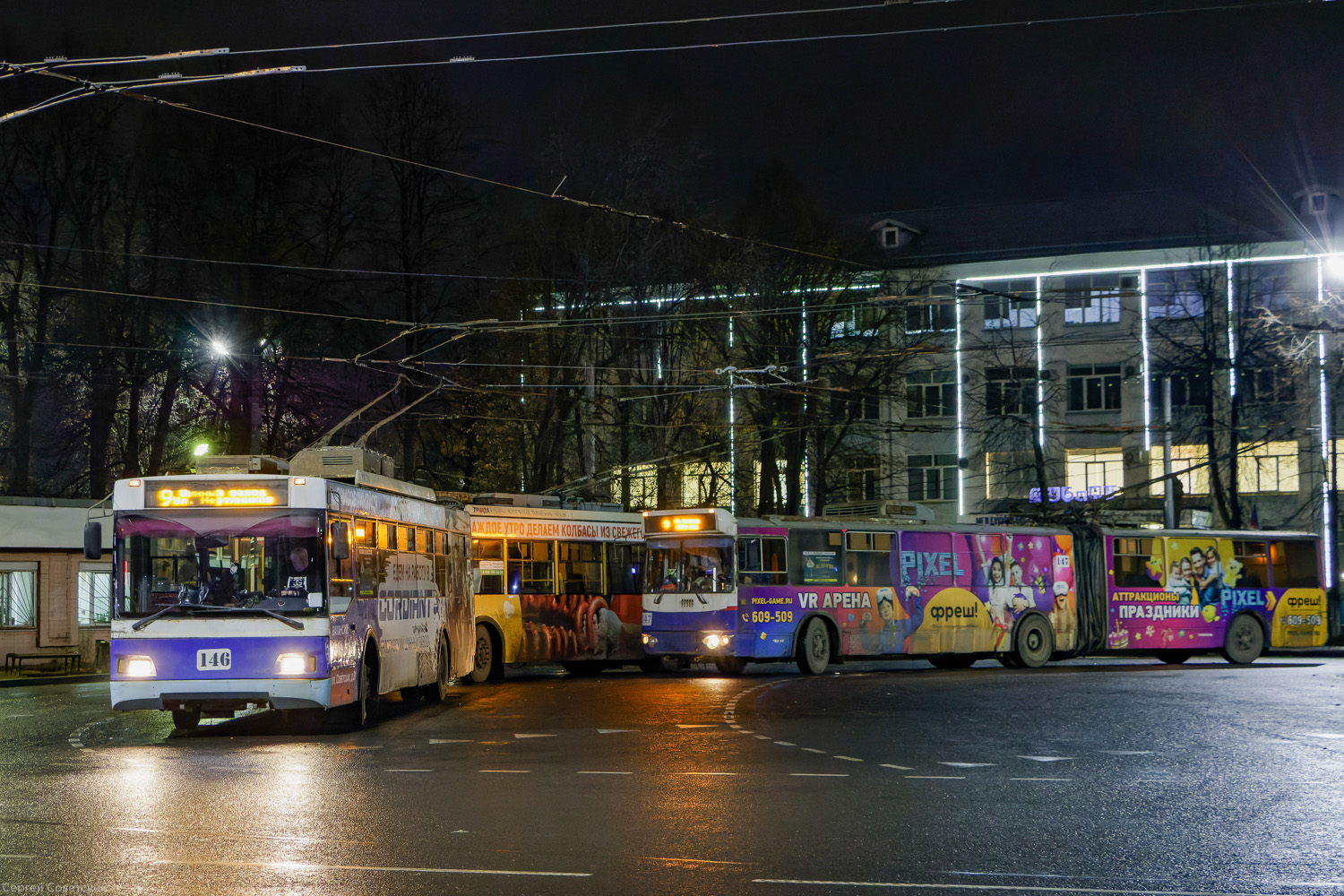 Yaroslavl, Trolza-5275.07 “Optima” № 146; Yaroslavl, Trolza-62052.01 [62052B] № 147