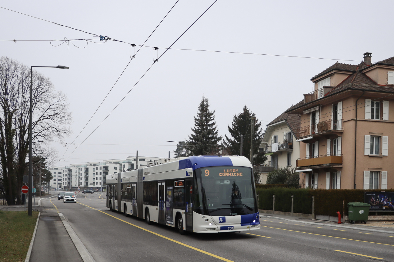 Лозанна, Hess lighTram 25 DC № 701