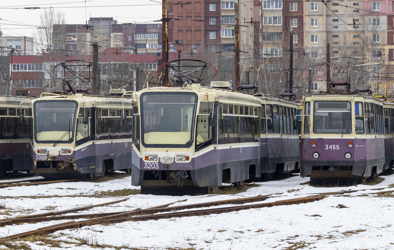 Нижний Новгород, 71-619КТ № 3203; Нижний Новгород, 71-605 (КТМ-5М3) № 3455