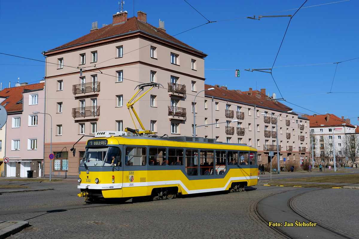 Пилзен, Tatra T3R.PLF № 332