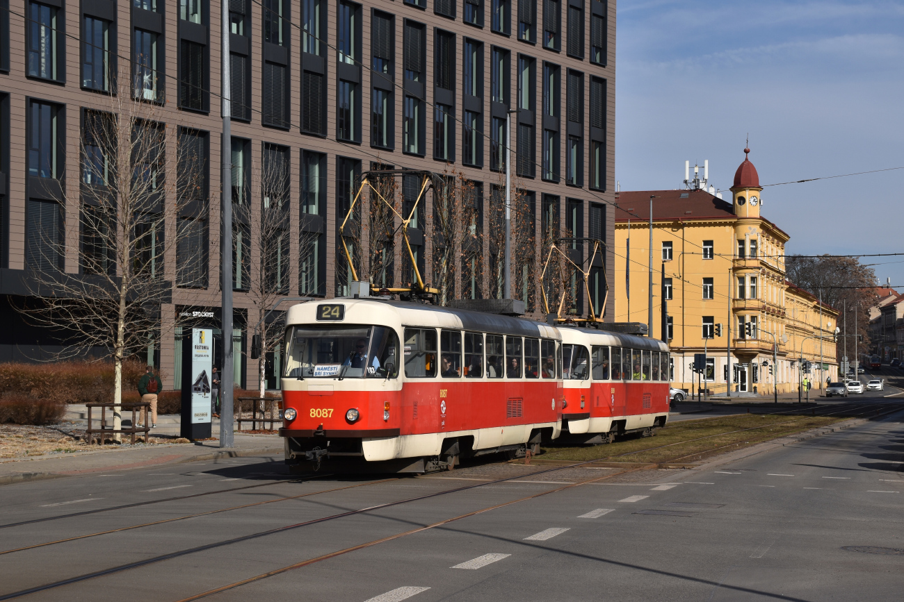 Прага, Tatra T3M2-DVC № 8087
