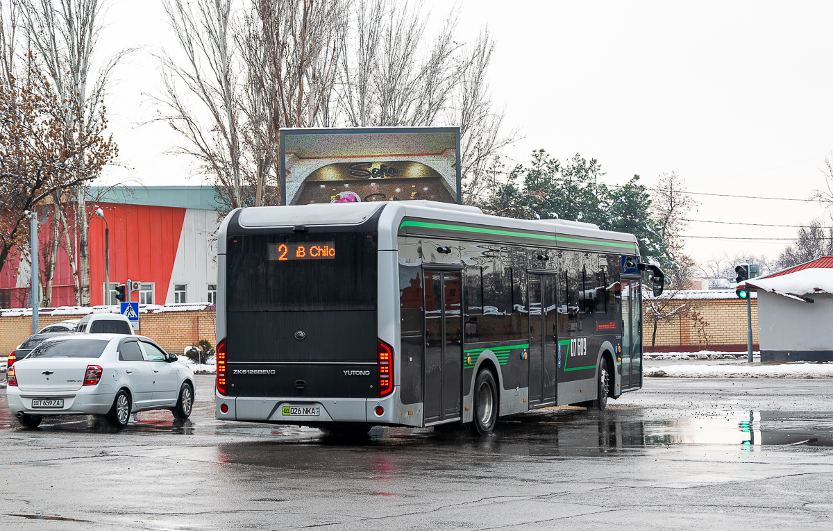 Taszkent, Yutong ZK6126BEVG Nr 07609