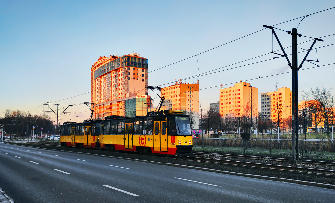 Варшава, Konstal 105Ni № 1392