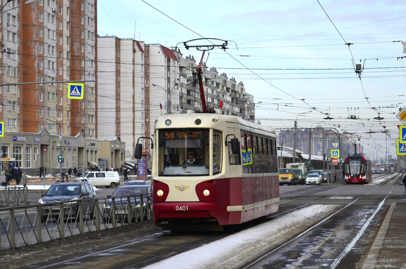 Санкт-Петербург, ЛМ-68М2 (мод. СПб ГЭТ) № 0401